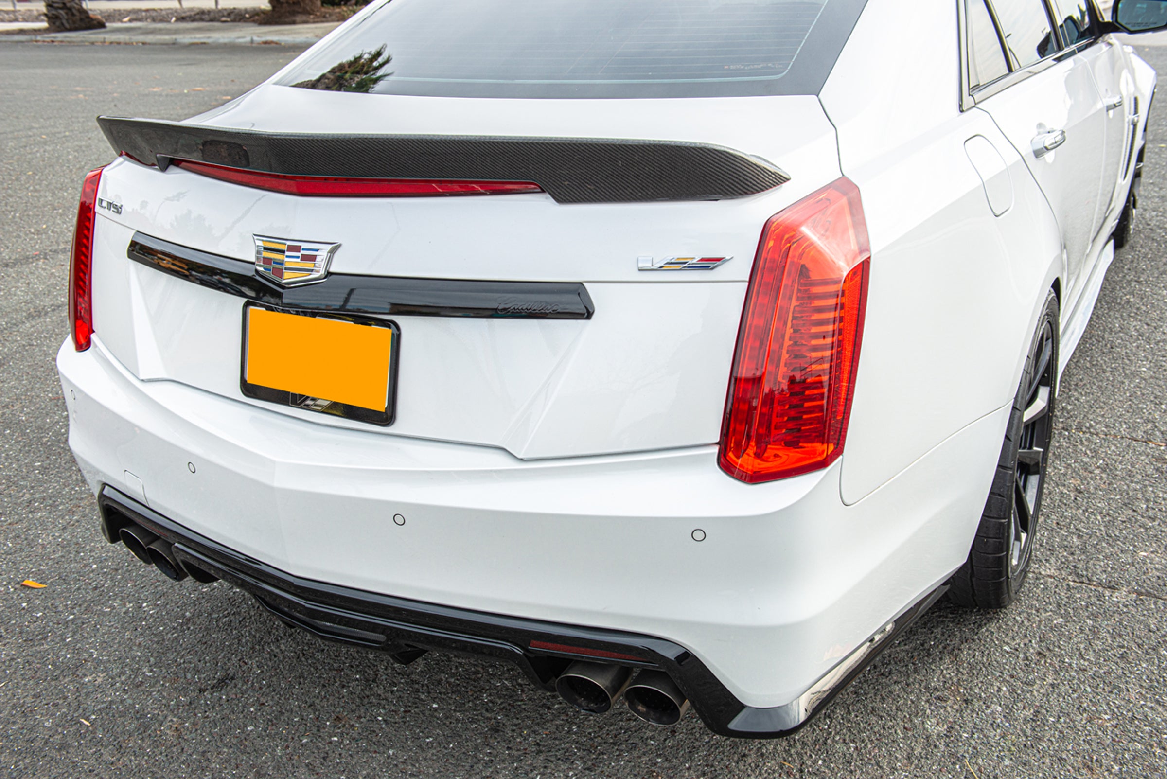 2016-2019 CTS / CTS V-Sport - Carbon Fiber Rear Trunk Lid Spoiler Wing
